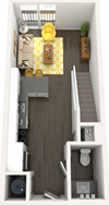 The Prospector Modern Azure Floor Plan The Prospector Modern Azure Floor Plan